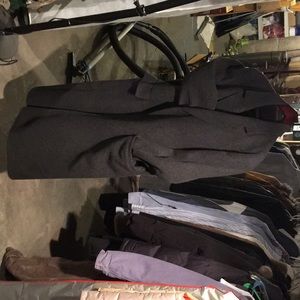 London fog wool trench coat